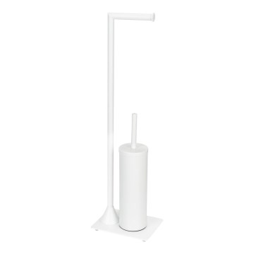 WENKO 26072100 - Scopino WC HELLA 15x69 cm bianco