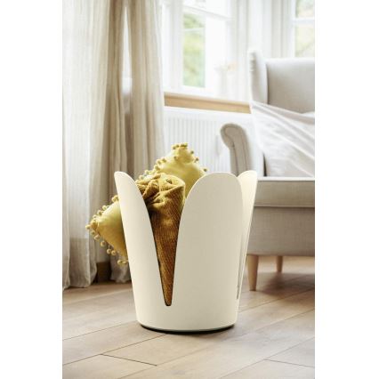 WENKO 26086100 - Sgabello COMISO 44,5x46 cm bianco