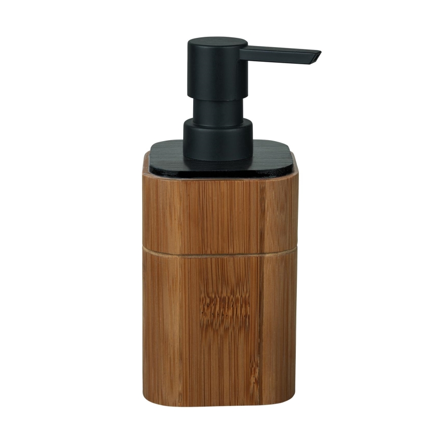 WENKO 26102100 - Dispenser per sapone SERRO 7,5x16,5 cm marrone/nero