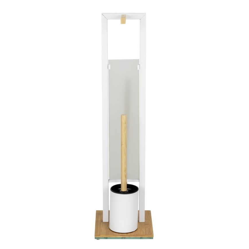 WENKO 26214100 - Set WC RIVALTA 18x70 cm marrone/bianco