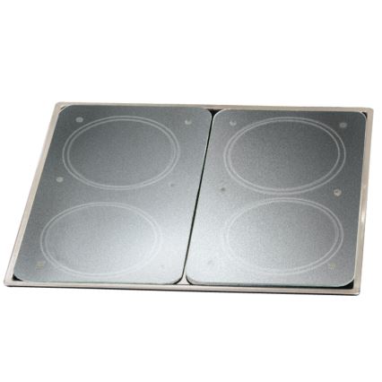 WENKO 2712663100 - Piastra di copertura 30x52 cm trasparente/grigio