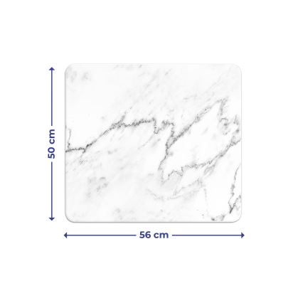 WENKO 2712929500 - Piastra di copertura NEUTRAL 56 x 50 cm multicolore/trasparente