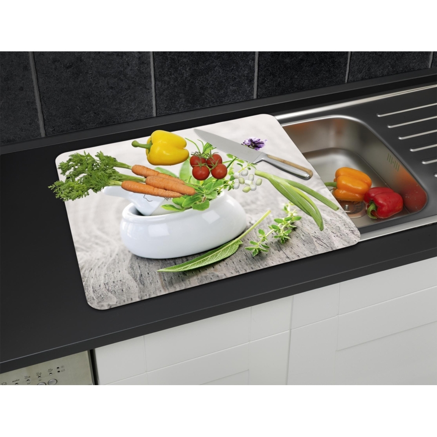 WENKO 2712940500 - Coperchio per alimenti 56x50 cm multicolore/trasparente