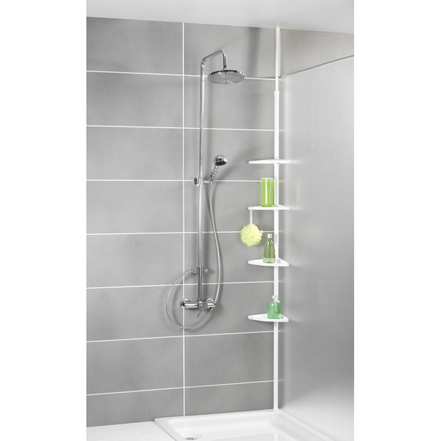 WENKO 3201010100 - Elemento angolare COMPACT 26x195 cm bianco