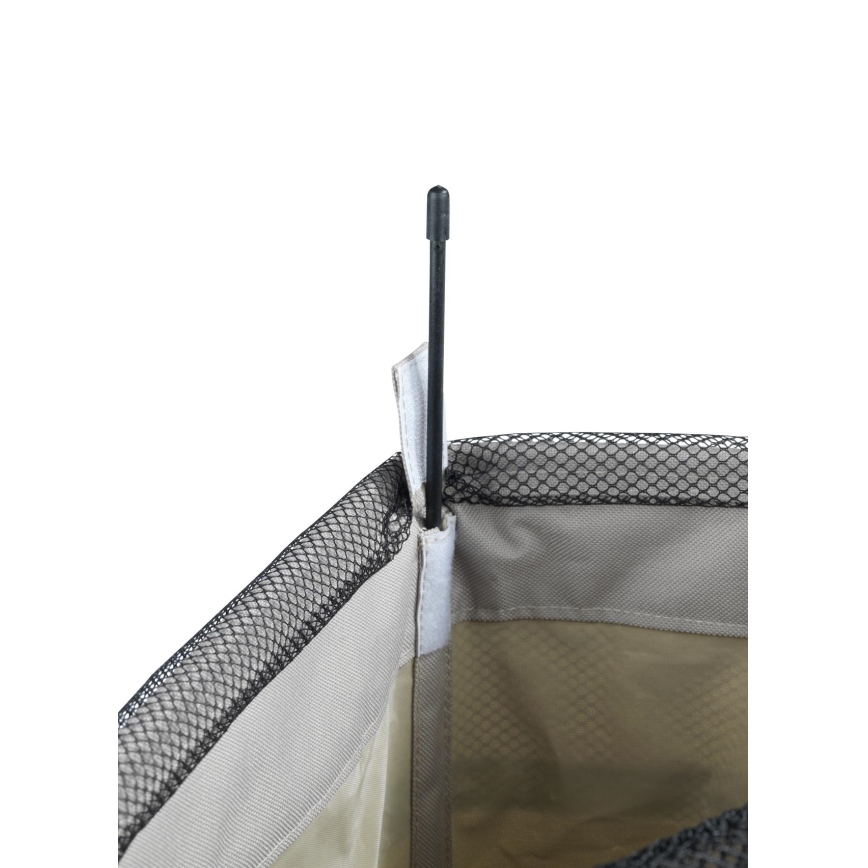 WENKO 3450117100 - Cesto porta biancheria CORNO 18,5x60 cm beige/nero