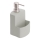 WENKO 3620116100 - Dispenser di sapone FESTIVAL 10x18 cm grigio