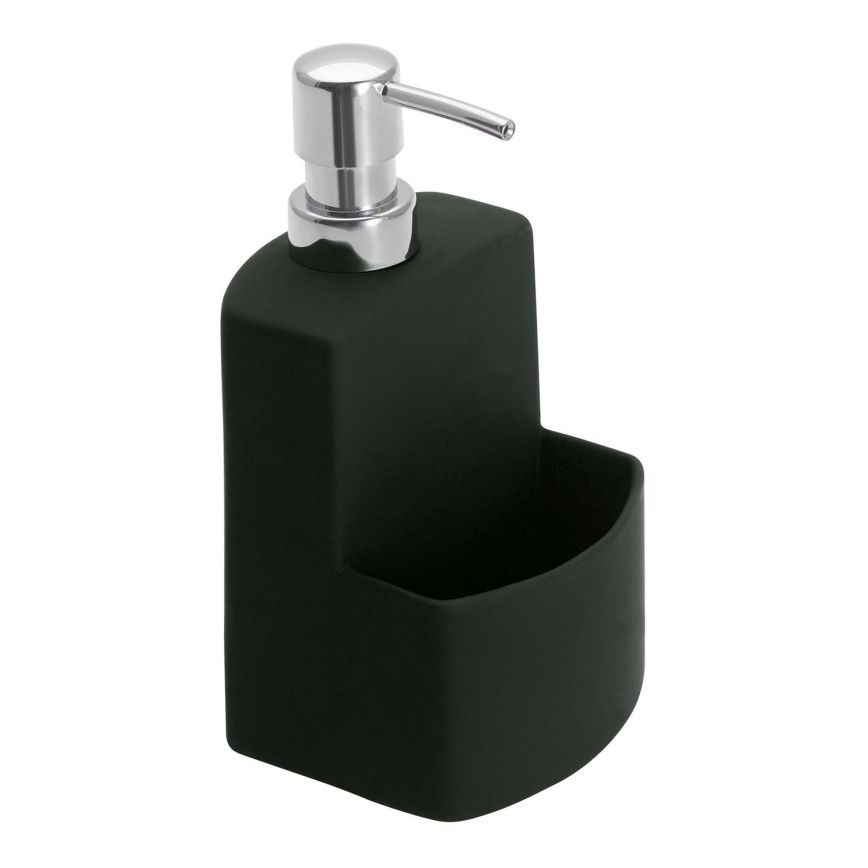 WENKO 3620117800 - Dispenser di sapone FESTIVAL 10x18 cm nero