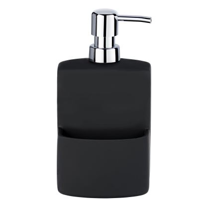 WENKO 3620117800 - Dispenser di sapone FESTIVAL 10x18 cm nero