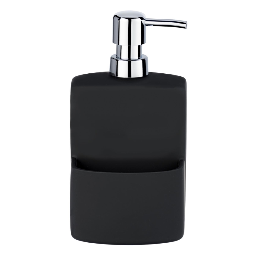 WENKO 3620117800 - Dispenser di sapone FESTIVAL 10x18 cm nero