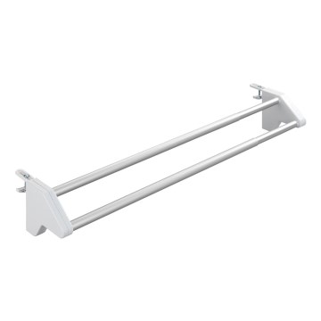 WENKO 3702100 - Stendibiancheria 13x11,5 cm argento/bianco