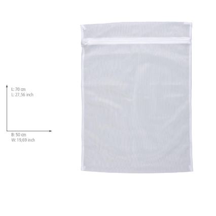 WENKO 3751700100 - Sacchetto per il bucato JUMBO 50x70 cm bianco