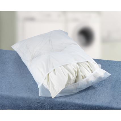 WENKO 3751900100 - Sacco per bucato 90 x 60 cm, bianco