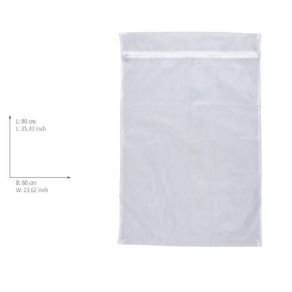 WENKO 3751900100 - Sacco per bucato 90 x 60 cm, bianco