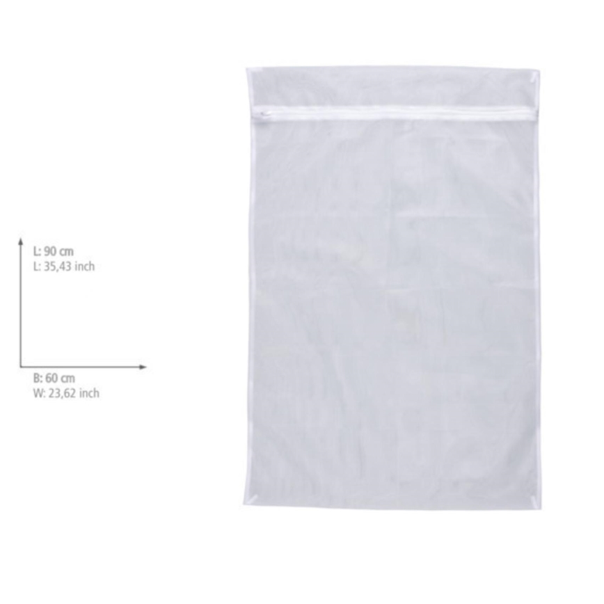 WENKO 3751900100 - Sacco per bucato 90 x 60 cm, bianco