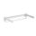 WENKO 3770013100 - Stendibiancheria BUTTERFLY 70x13,5 cm argento/bianco