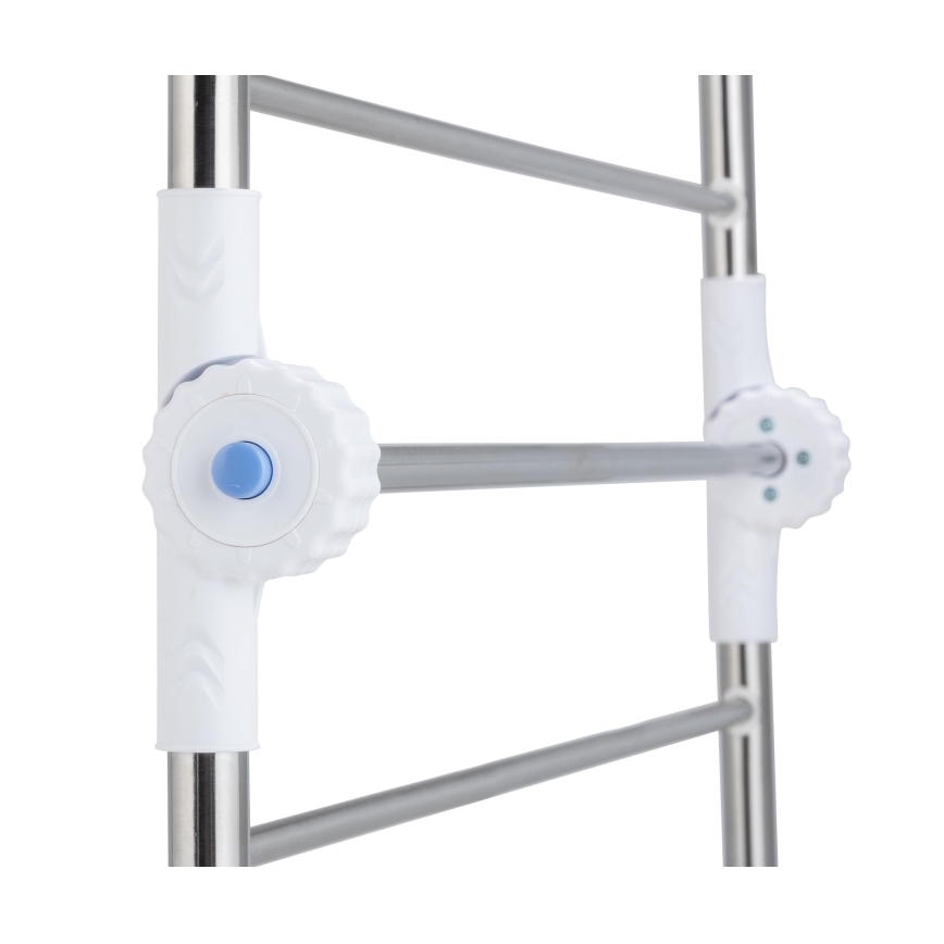 WENKO 3772020100 - Stendibiancheria PROFI 65x150 cm acciaio inox/argento/bianco