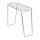 WENKO 3774020100 - Stendibiancheria PROFI SINGLE 87x79 cm acciaio inox/argento/bianco