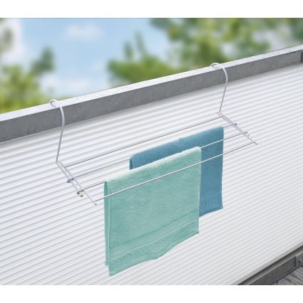 WENKO 3780010100 - Stendibiancheria 58x16 cm bianco