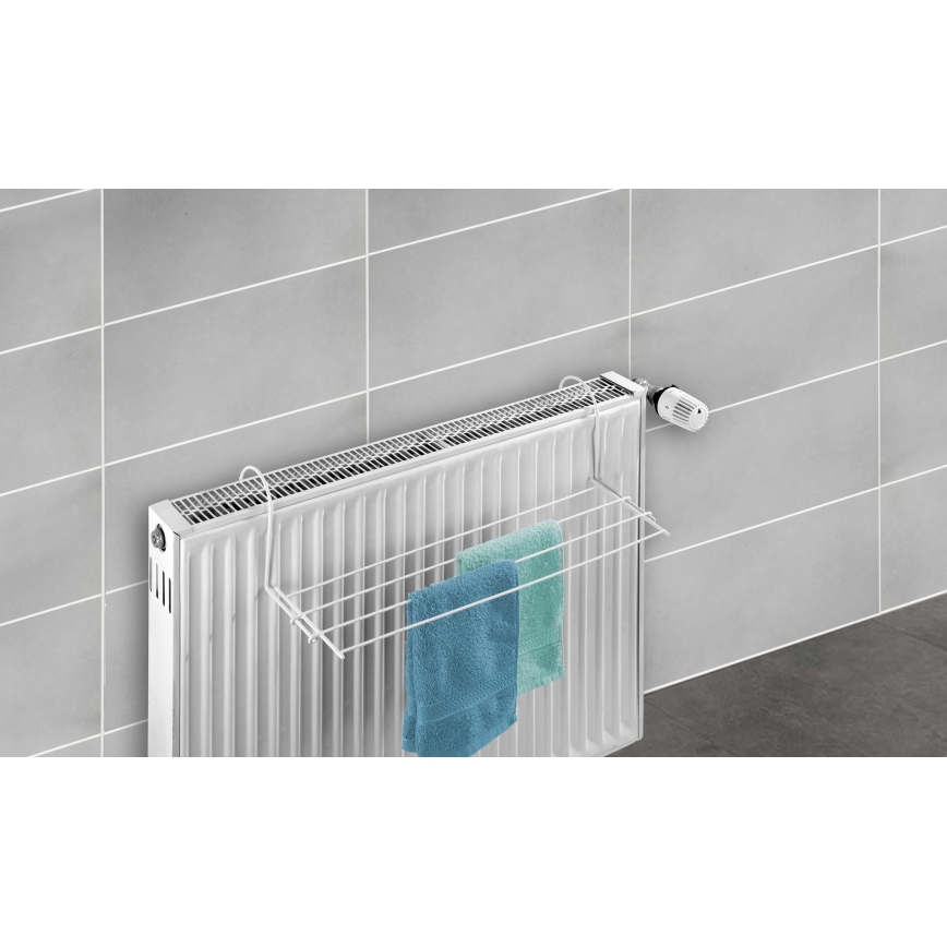 WENKO 3780010100 - Stendibiancheria 58x16 cm bianco