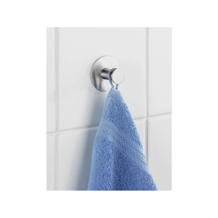 WENKO 4466540100-Gancio CELANO 5x3,3 cm acciaio inox/argento