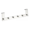 WENKO 4468060100-Appendiabiti CELANO 39x11 cm acciaio inox/argento