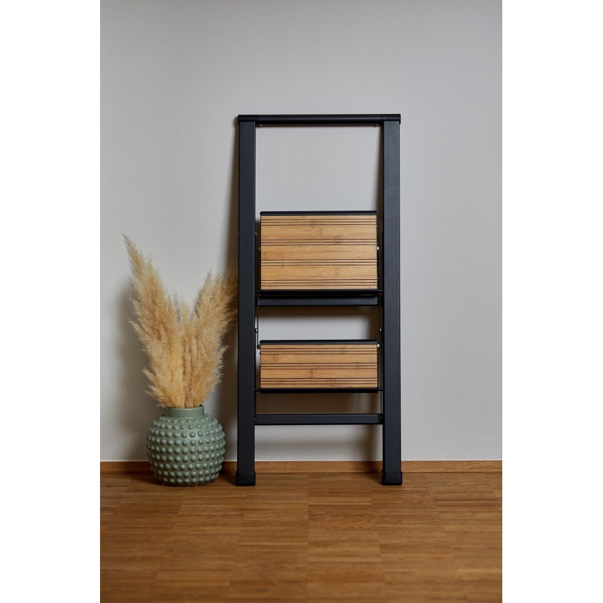 WENKO 50482100 - Scaletta ALU-DESIGN 44x101 cm nero