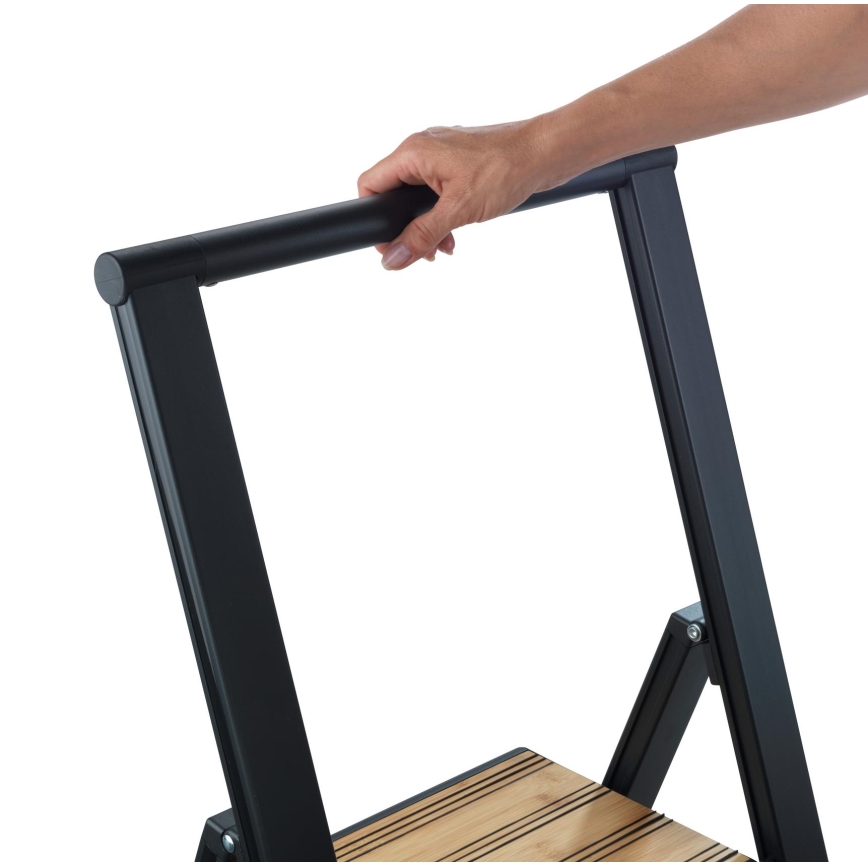 WENKO 50482100 - Scaletta ALU-DESIGN 44x101 cm nero