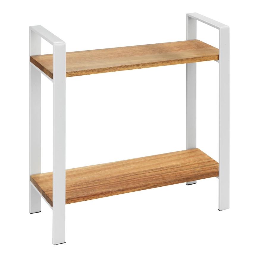 WENKO 53024100 - Mensola LOUISA 32x33 cm bianco/marrone