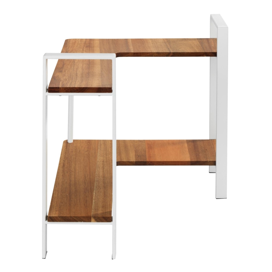 WENKO 53025100 - Mensola LOUISA 30x33 cm bianco/marrone