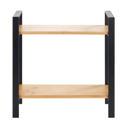 WENKO 53029100 - Mensola LOU 32x33 cm nero/marrone