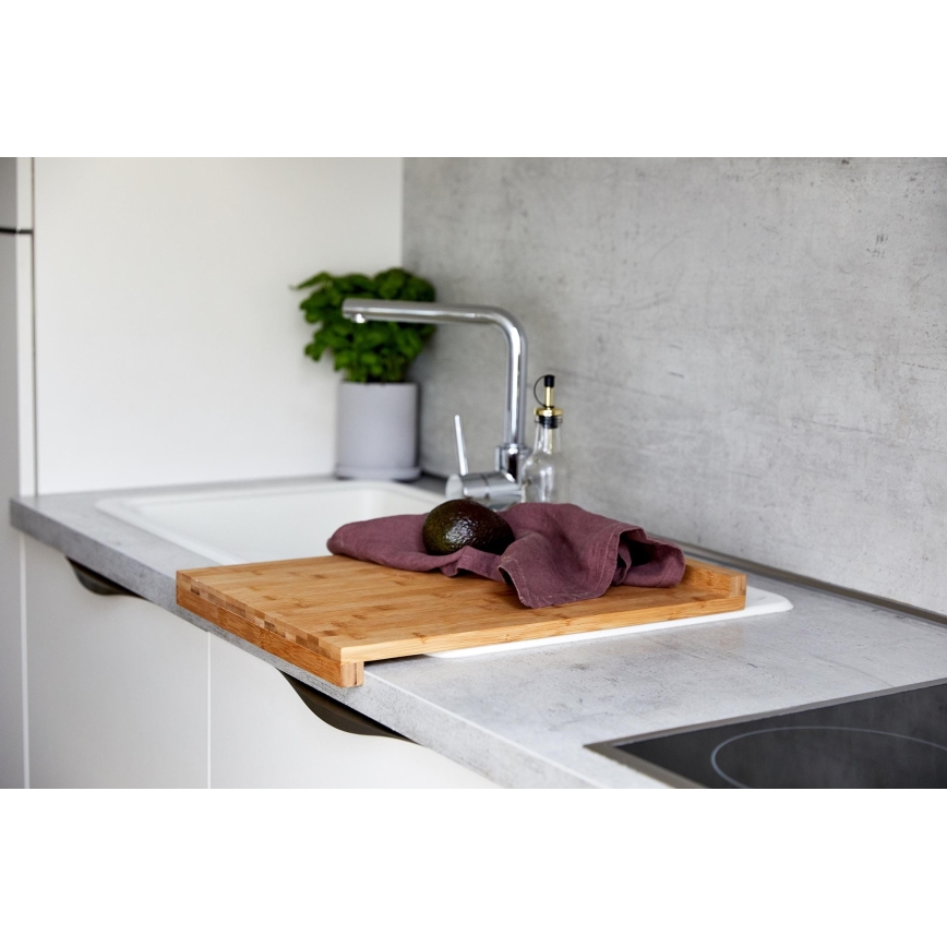 WENKO 53033100 - Tagliere 45x35 cm marrone