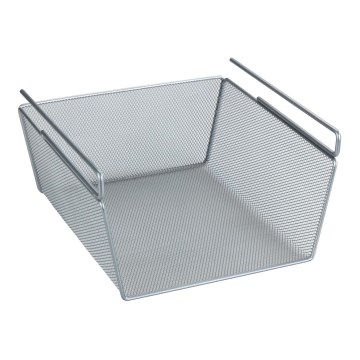 WENKO 53142100 - Cestino 27,5 x 28 cm argento