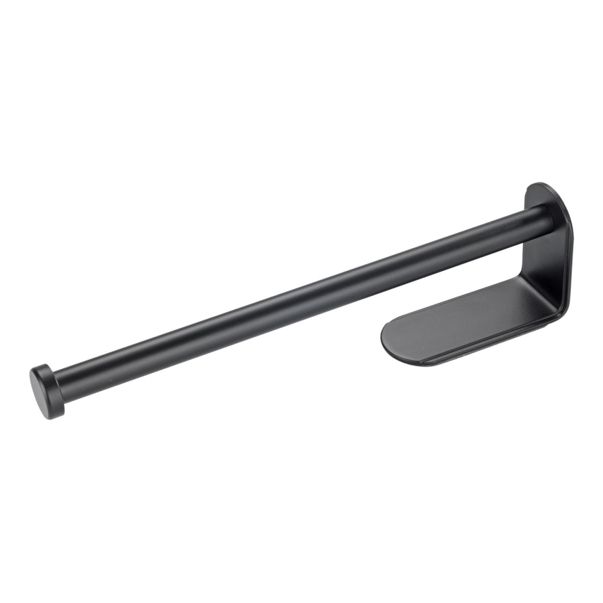 WENKO 53214100 - Portarotolo NIO 27,5x7 cm nero