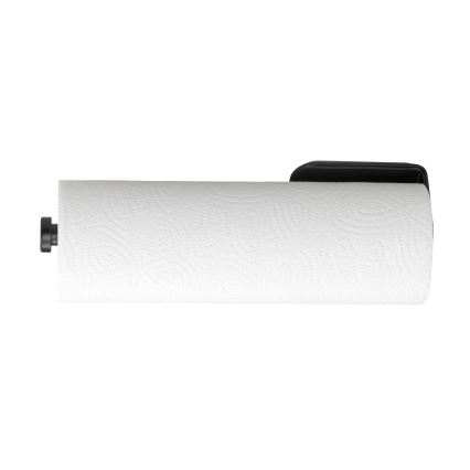 WENKO 53214100 - Portarotolo NIO 27,5x7 cm nero