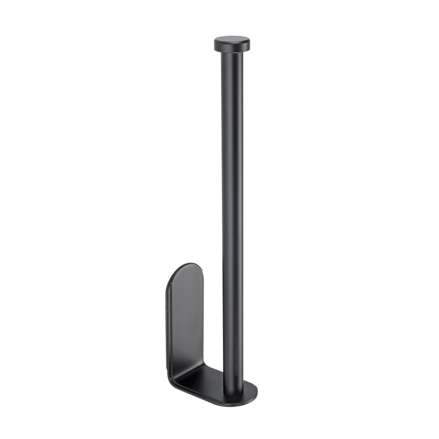 WENKO 53214100 - Portarotolo NIO 27,5x7 cm nero