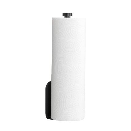 WENKO 53214100 - Portarotolo NIO 27,5x7 cm nero