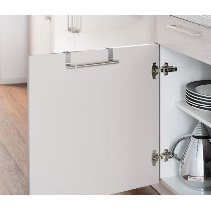 WENKO 53245100 - Portasciugamani TELESCOPE 7x6 cm argento/nero