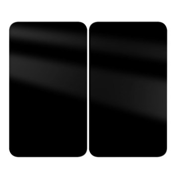 WENKO 53898100 - Piastra di copertura 52x30 cm nera/grigia/trasparente