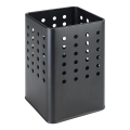 WENKO 54017100 - Portaposate SILIO 11,5 x 16,5 cm nero