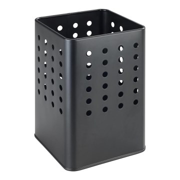 WENKO 54017100 - Portaposate SILIO 11,5x16,5 cm nero