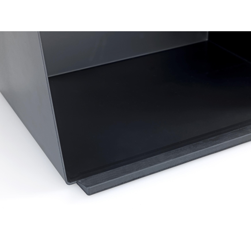 WENKO 54098100 - Portapane KUBO 35x26,5 cm nero/marrone