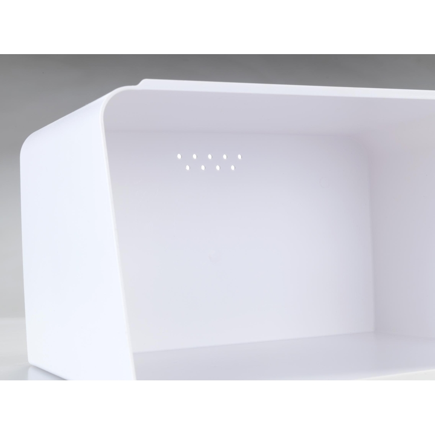 WENKO 54099100 - Portapane KUBO 35x26,5 cm bianco/marrone
