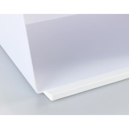 WENKO 54099100 - Portapane KUBO 35x26,5 cm bianco/marrone