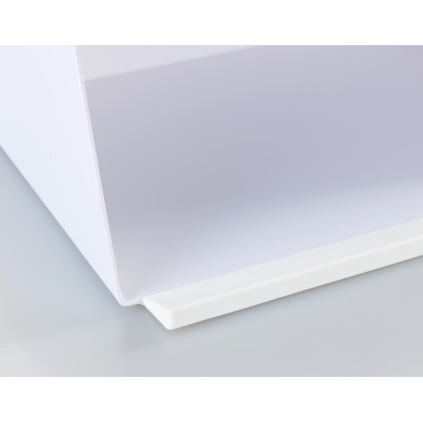 WENKO 54099100 - Portapane KUBO 35x26,5 cm bianco/marrone