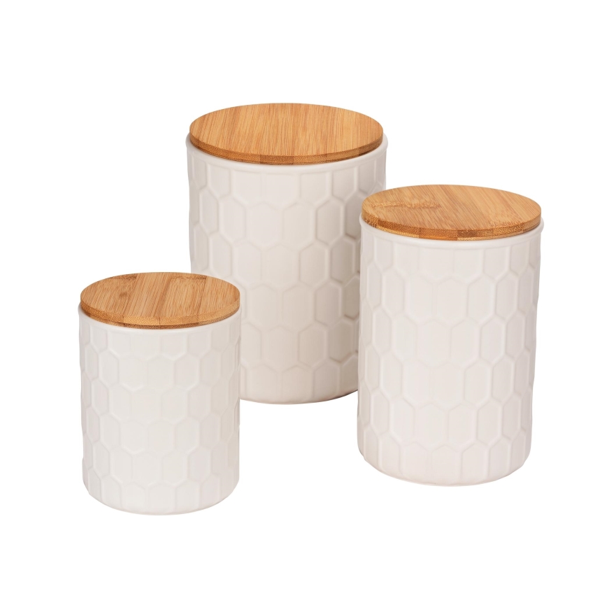 WENKO 54222100 - Scatola MAYA 13x17 cm bianco/marrone