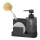WENKO 54654100 - Organizer PINA 16x17 cm nero