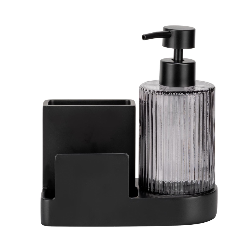 WENKO 54654100 - Organizer PINA 16x17 cm nero