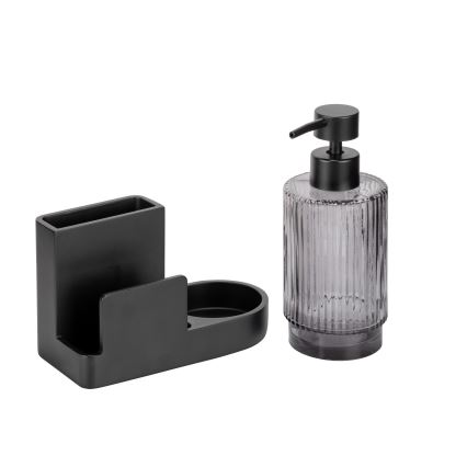 WENKO 54654100 - Organizer PINA 16x17 cm nero