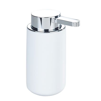 WENKO 54655100 - Dispenser per sapone WOYA 250 ml bianco/cromo lucido