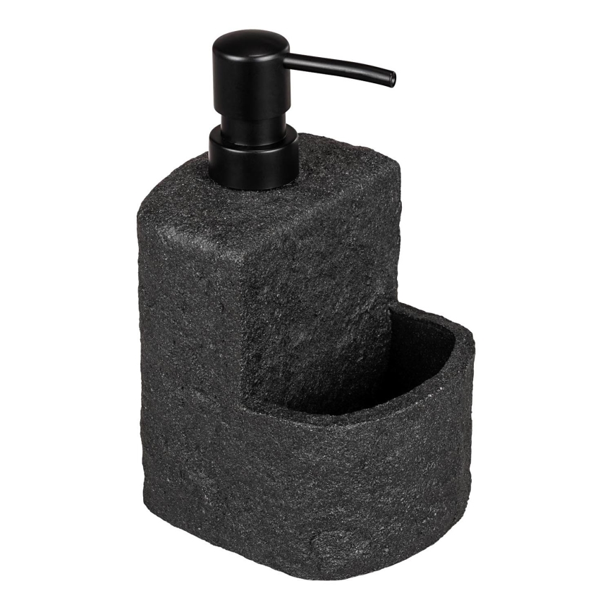 WENKO 54667100 - Dispenser di sapone FESTIVAL 10,5x18 cm nero